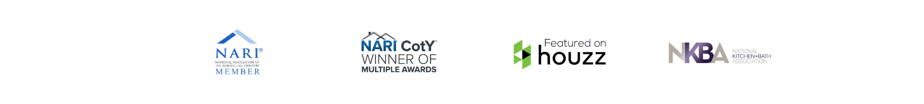 A group of logos that include the words " best of the year awards ".